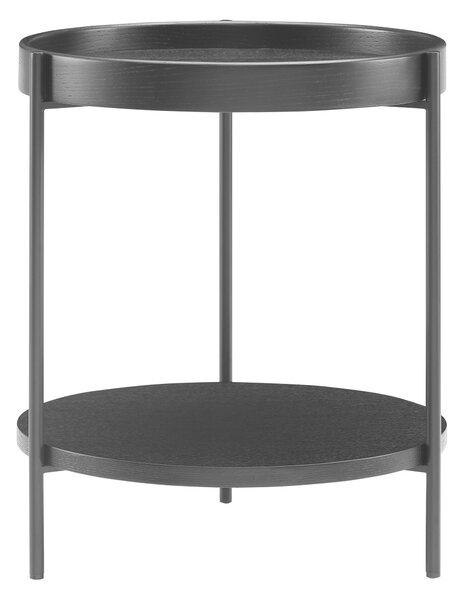 PRÍRUČNÝ STOLÍK, čierna, kompozitné drevo, 44/49 cm Livetastic - Online Only obývacie izby, Online Only