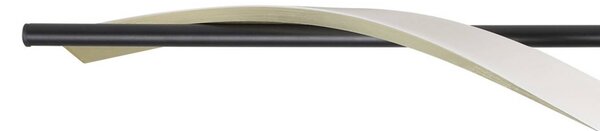 EGLO Stropné LED svetlo CONAPRATO, čierne/mosadzné, 115 cm,, Čierna, Obývacia izba / jedáleň, kov