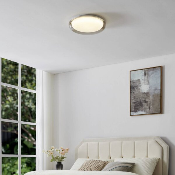 EGLO Stropné LED svetlo CONISTARINO, hnedé, Ø 40 cm,, Hnedá / hrdzavá, Obývacia izba / jedáleň, kov, Závesné svietidlo