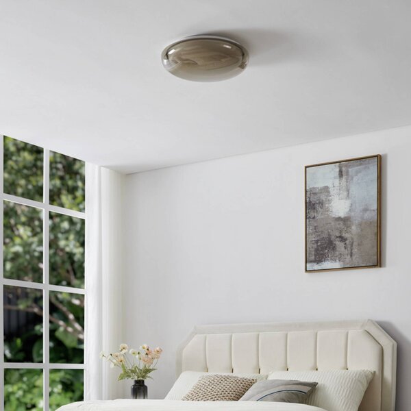 EGLO Stropné LED svetlo CONISTARINO, hnedé, Ø 40 cm,, Hnedá / hrdzavá, Obývacia izba / jedáleň, kov, Závesné svietidlo