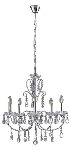 Lustre Lucande, Solveig, stmievateľné, Metalická, Obývacia izba, Krištáľ, Starožitný