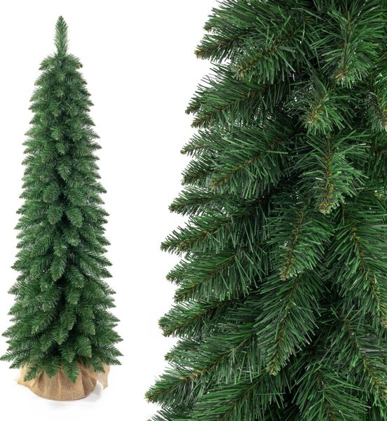INLEA Vianočný stromček Borovica Premium Slim 150 cm so stojanom