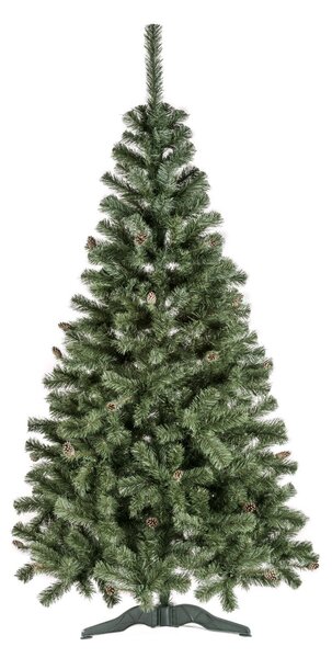 INLEA Vianočný stromček JEDĽA Premium LENA 150 cm so šiškami a stojanom
