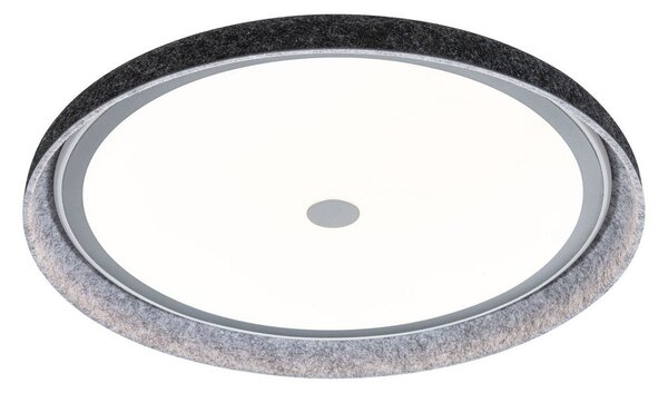 Stropné Lampa Paulmann, Zarina, stmievateľné, Čierna, Obývacia izba, Tkanina / Textil, Moderný