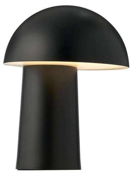 Stolové Lampa DFTP by Nordlux, Faye Portable, stmievateľné, Čierna, Obývacia izba, Kov, Škandinávsky