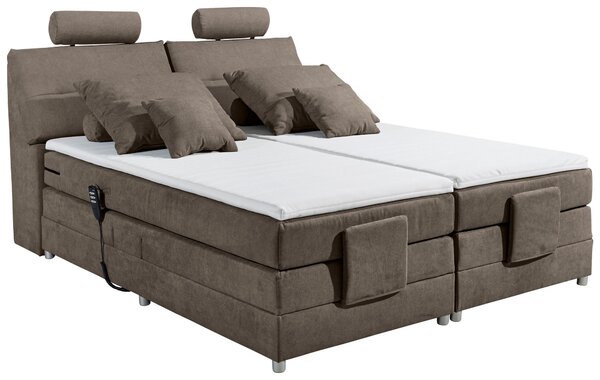 BOXSPRINGOVÁ POSTEĽ, 180/200 cm, hnedá MID.YOU - Online Only spálne, Online Only
