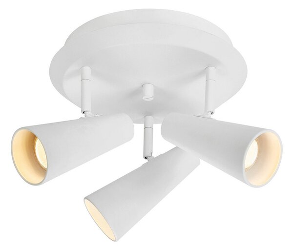 Stropné Lampa Markslöjd, Crest, stmievateľné, Biela, Obývacia izba, Kov, Moderný