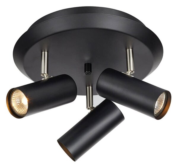 Stropné Lampa Markslöjd, Čierna, Obývacia izba, Kov