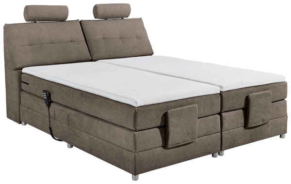BOXSPRINGOVÁ POSTEĽ, 180/200 cm, hnedá MID.YOU - Online Only spálne, Online Only