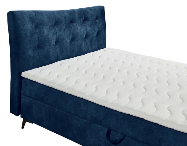 AMERICKÁ POSTEĽ, 180/200 cm, modrá MID.YOU - Online Only spálne, Online Only