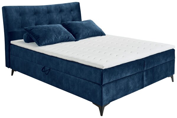 AMERICKÁ POSTEĽ, 180/200 cm, modrá MID.YOU - Online Only spálne, Online Only