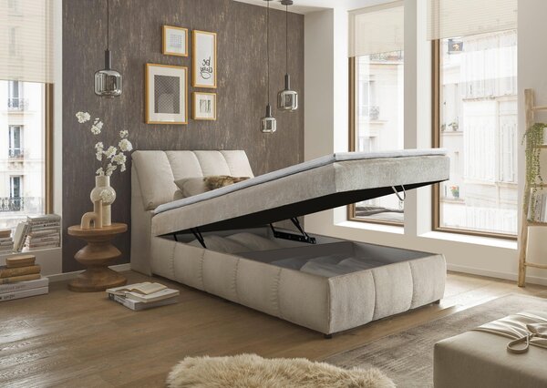 AMERICKÁ POSTEĽ, 120/200 cm, béžová MID.YOU - Online Only spálne, Online Only