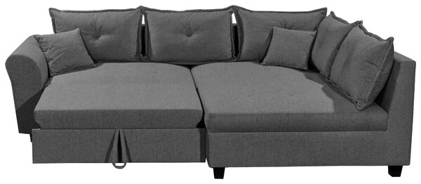 ROHOVÁ SEDAČKA, textil, antracitová Livetastic - Sedačky, Online Only