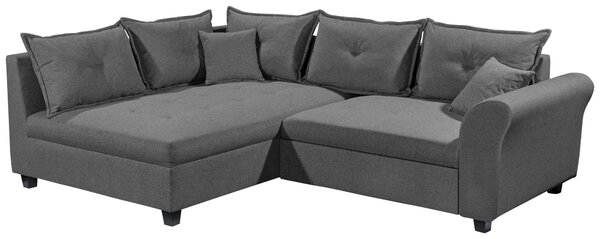 ROHOVÁ SEDAČKA, textil, antracitová Livetastic - Sedačky, Online Only