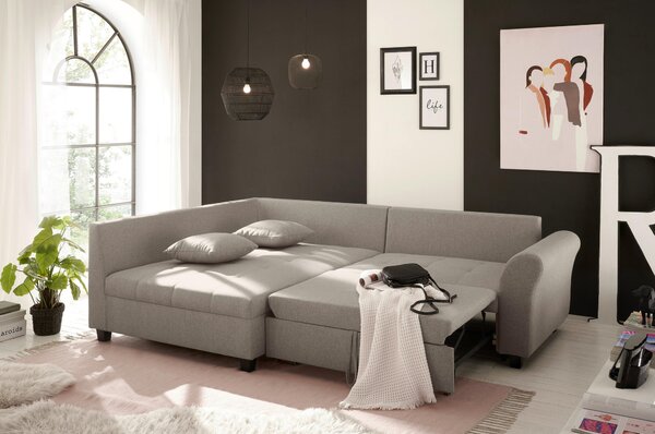 ROHOVÁ SEDAČKA, textil, piesková Livetastic - Sedačky, Online Only
