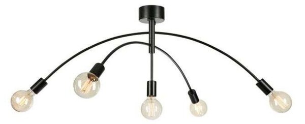 Stropné Lampa Markslöjd, Čierna, Obývacia izba, Kov