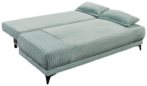 ROZKLADACIA POHOVKA, textil, pastelová zelená MID.YOU - Sedačky, Online Only