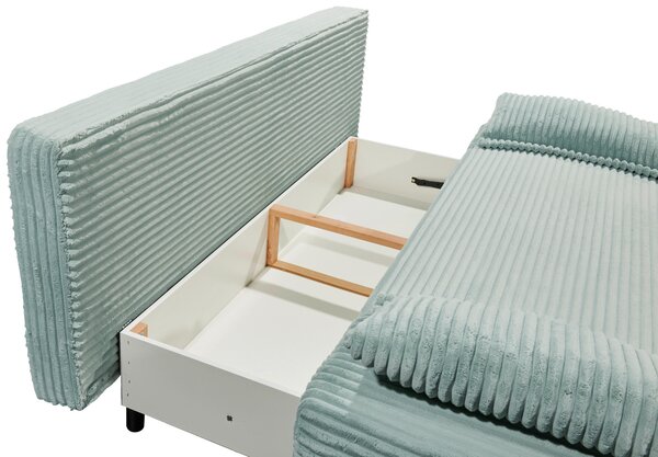 ROZKLADACIA POHOVKA, textil, pastelová zelená MID.YOU - Sedačky, Online Only