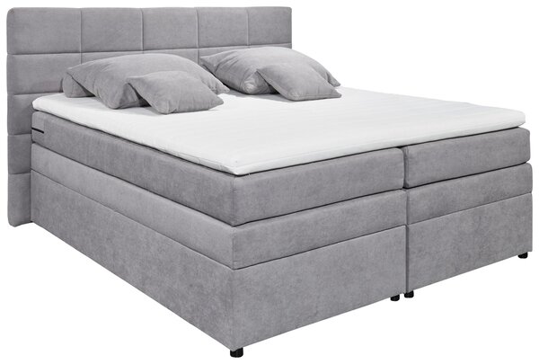 BOXSPRINGOVÁ POSTEĽ, 180/200 cm, svetlosivá MID.YOU - Online Only spálne, Online Only