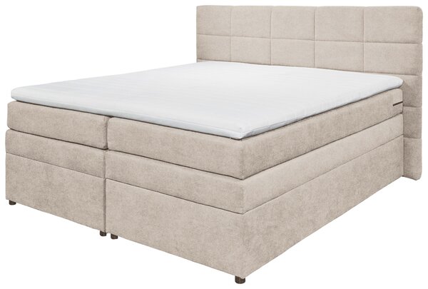 BOXSPRINGOVÁ POSTEĽ, 180/200 cm, piesková MID.YOU - Online Only spálne, Online Only