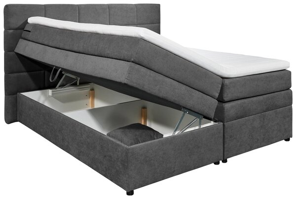 BOXSPRINGOVÁ POSTEĽ, 180/200 cm, bahenná hnedá MID.YOU - Online Only spálne, Online Only