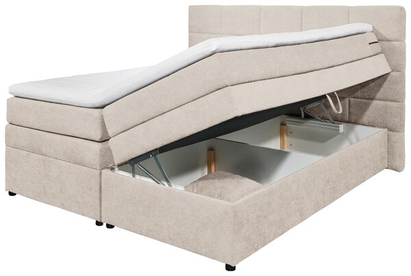 BOXSPRINGOVÁ POSTEĽ, 180/200 cm, piesková MID.YOU - Online Only spálne, Online Only