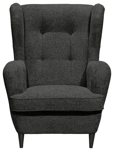 KRESLO UŠIAK, textil, antracitová MID.YOU - Online Only obývacie izby, Online Only