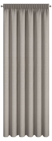 ZATEMŇOVACÍ ZÁVES (100%) NA PÁSKE ZOEY 140X270 CM TMAVOBÉŽOVÁ