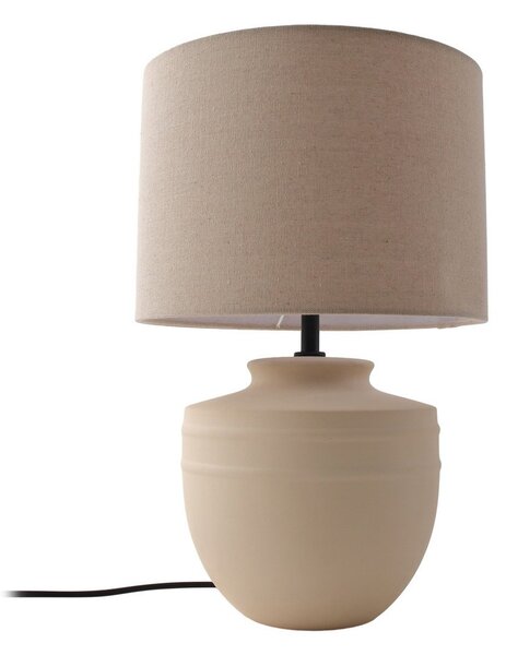 Stolové Lampa Lindby, Thalassia, Béžová, Jedáleň, Keramika, Moderný