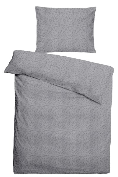 POSTEĽNÁ BIELIZEŇ, žakár, damask, tmavosivá, 140/200 cm Ralph Bauer - Obliečky & plachty
