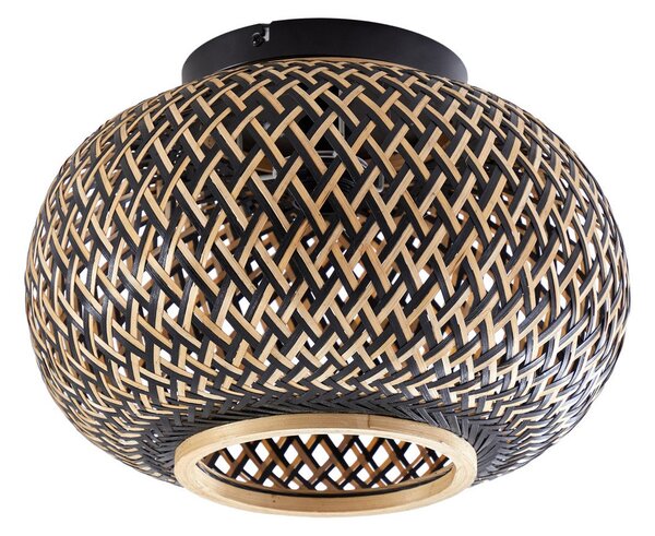 Stropné Lampa Lindby, Nerys, stmievateľné, Drevo, Obývacia izba, Drevo