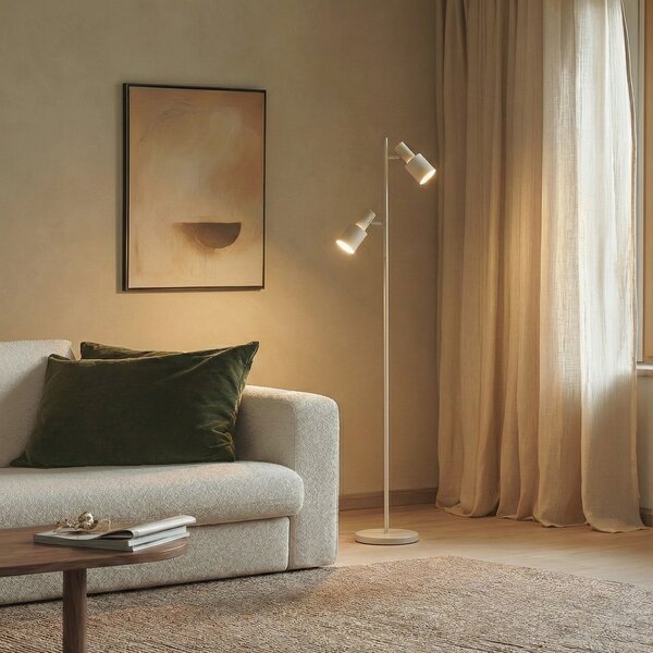 Stojacie Lampa Lindby, Ovelia, Pracovňa, Kov, Moderný
