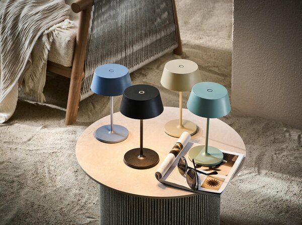 NABÍJATEĽNÁ STOLNÁ LAMPA, 15/25 cm Dieter Knoll - Interiérové svietidlá