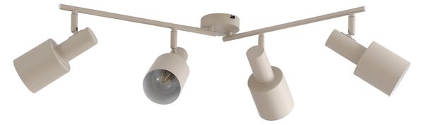Stropné Lampa Lindby, Ovelia, stmievateľné, Béžová, Obývacia izba, Kov, Moderný