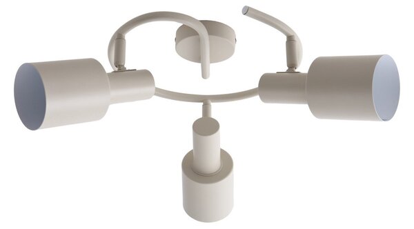 Stropné Lampa Lindby, Ovelia, stmievateľné, Béžová, Obývacia izba, Kov, Moderný