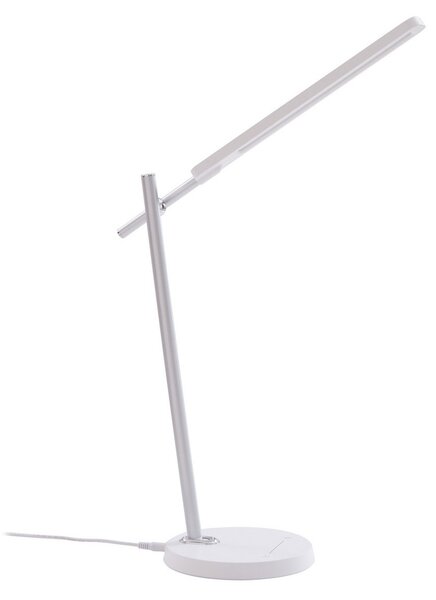 Stolové Lampa Lindby, Valtorin, stmievateľné, Biela, Pracovňa, Plast, Moderný