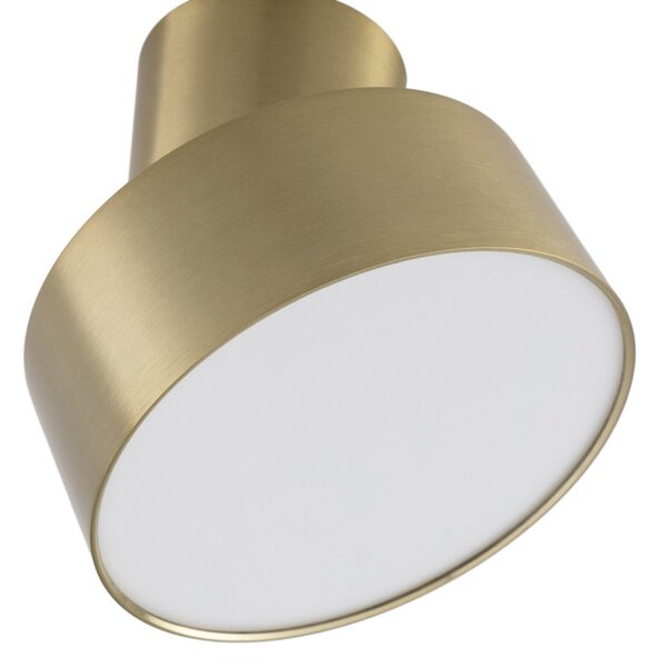 Stropné Lampa Lindby, Nivoria, Zlatá / Mosadz, Obývacia izba, Hliník, Moderný