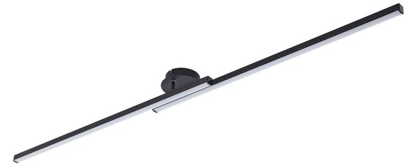 Stropné Lampa Lindby, Aurendor, Čierna, Obývacia izba, Hliník, Moderný