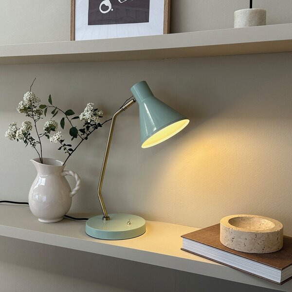Stolové Lampa Dyberg Larsen, Sleep, Zelená, Obývacia izba, Kov, Dizajnový