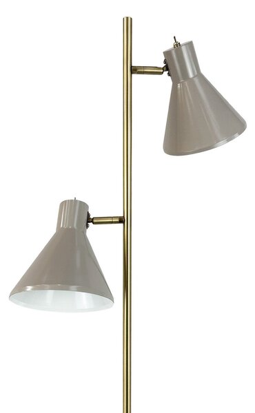 Stojacie Lampa Dyberg Larsen, Sleep, Sivá, Obývacia izba, Kov, Dizajnový