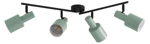 Stropné Lampa Lindby, Ovelia, stmievateľné, Zelená, Obývacia izba, Kov, Moderný