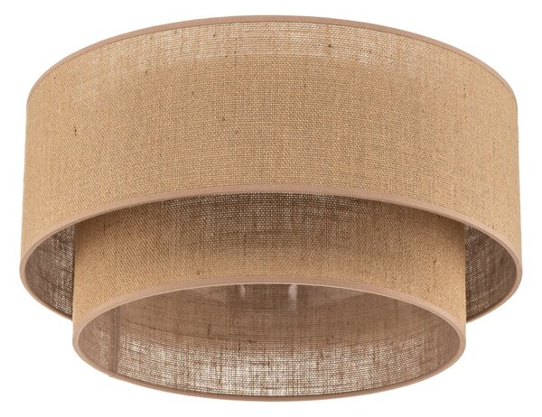 Stropné Lampa Euluna, Boho jute, stmievateľné, Hnedá / Hrdzavá, Obývacia izba, Tkanina / Textil, Boho