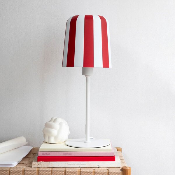 Stolové Lampa Dyberg Larsen, Gry, Červená, Obývacia izba, Kov, Dizajnový