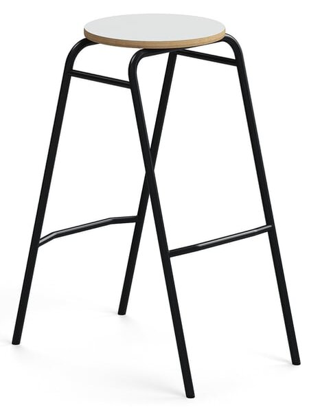Barová stolička ALTUS, výška 790 mm, antracit/šedá