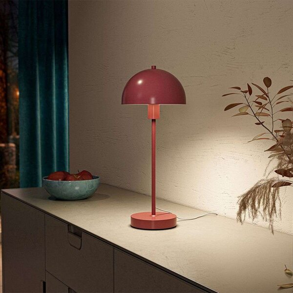 Stolové Lampa Herstal, Červená, Obývacia izba, Kov