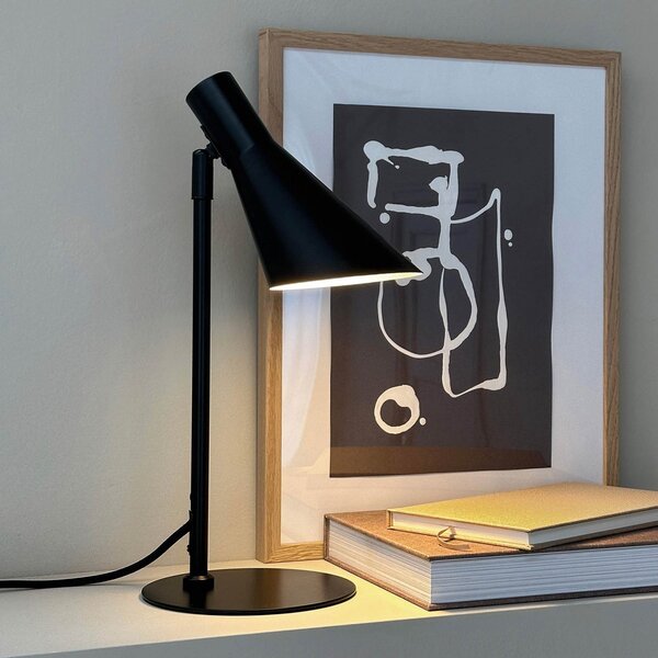 Stolové Lampa Dyberg Larsen, DL12, Čierna, Obývacia izba, Kov, Dizajnový