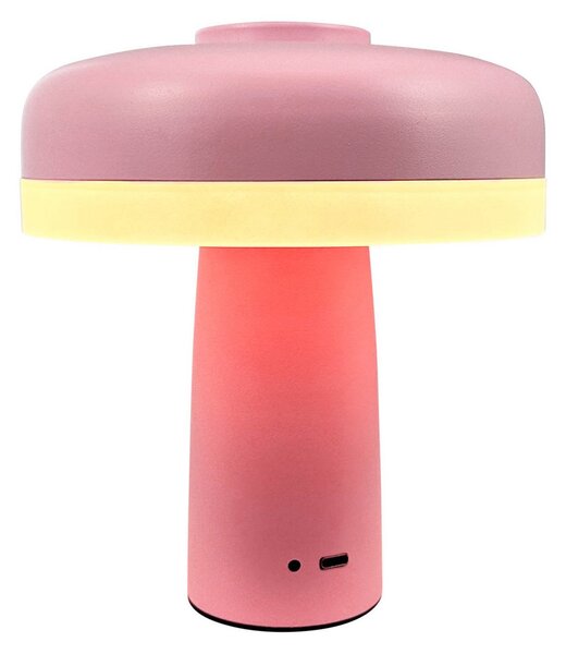 Stolové Lampa Dyberg Larsen, Porter, stmievateľné, Pudrová, Obývacia izba, Kov, Škandinávsky