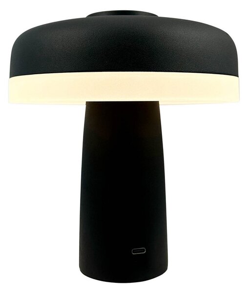 Stolové Lampa Dyberg Larsen, Porter, stmievateľné, Čierna, Obývacia izba, Kov, Škandinávsky