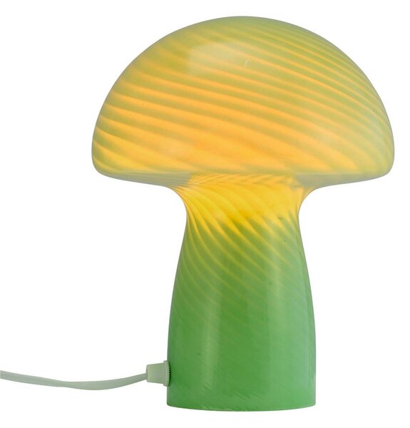 Stolové Lampa Dyberg Larsen, Mushroom, Zelená, Obývacia izba, Sklo, Dizajnový