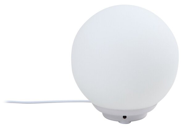 Stolové Lampa Lindby, Cosmia, stmievateľné, Biela, Obývacia izba, Sklo, Moderný